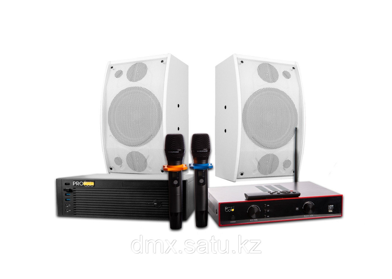 Караоке комплект Karaoke Gold Home White