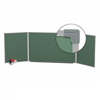 Доска настенная, 100х350см, трех-элементная, мел, ст/п BOARDSYS