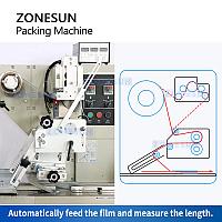 ZONESUN ZS-ZB250S горизонтальная упаковочная машина2