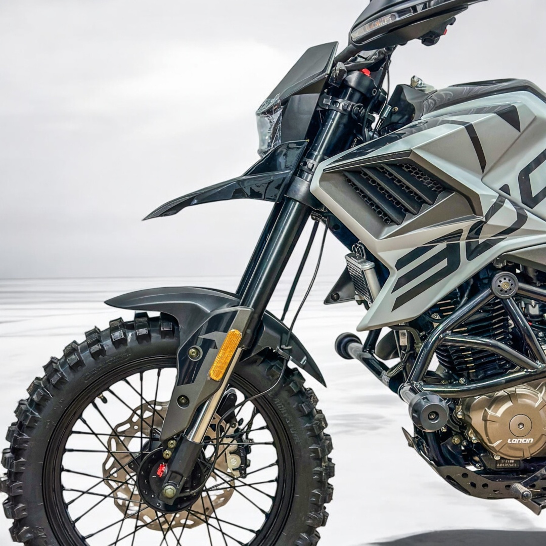 Мотоцикл Tekken 3.0 черный, серый