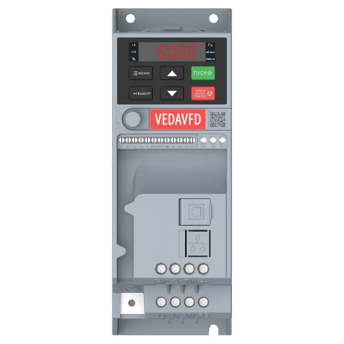 Преобразователь частотный VEDA Drive VF-51 4 кВт (380В 3 фазы) ABA00008
