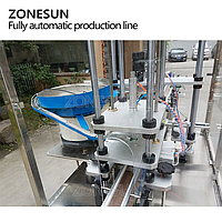 ZONESUN ЭЛЕКТРИЧЕСКАЯ ЭТИКЕТИРОВОЧНАЯ МАШИНА ДЛЯ КРУГЛЫХ БУТЫЛОК ВЕРТИКАЛЬНОГО ТИПА С 6 НАСАДКАМИ ДЛЯ РОЗЛИВА1