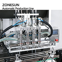 ZONESUN ZC-SP1000CUSTOM 4 HEADS СЕРВОПРИВОДНАЯ МАШИНА ДЛЯ РОЗЛИВА И УКУПОРКИ ПЛОСКИХ ЭТИКЕТОК КВАДРАТНОЙ ФОРМЫ1