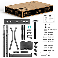 ONKRON стойка для телевизора 50"-90", вес 90 кг, наклонная, чёрная TS18912