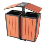 Урна двойная с пепельницей УСН 8601-0303-0602