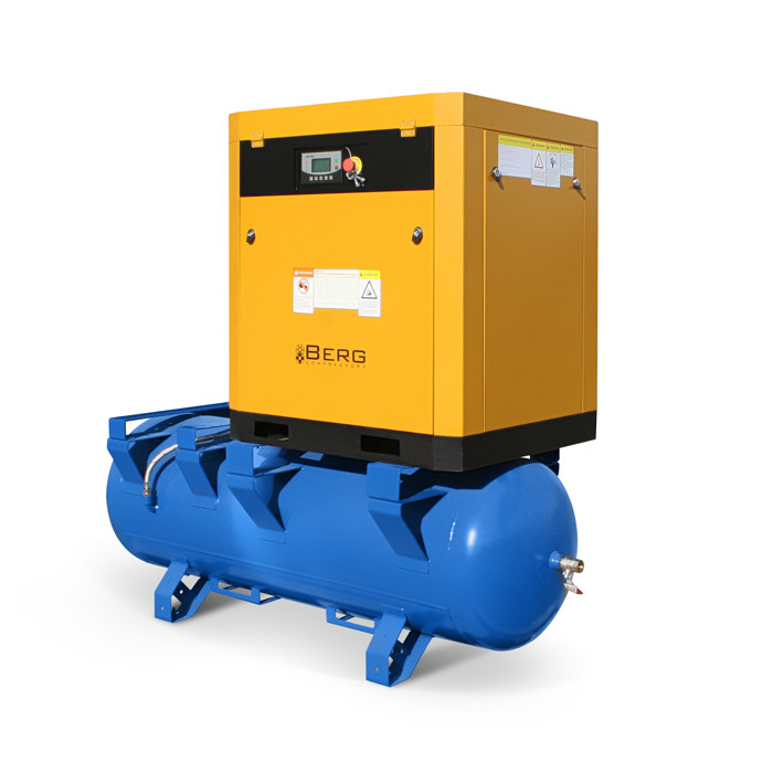 Воздушный винтовой компрессор BERG BK-15P-500 IP23
