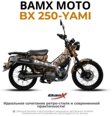 Мотоцикл BamX BX-250-Yami коричневый, бежевый1