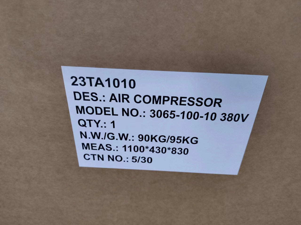 Компрессор воздушный 3065-100-10 380V/4.0HP + подарок Набор пневмоинструмента Sillan