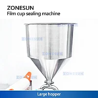 Машина для наполнения стаканов и запечатывания рулонной пленкой ZONESUN ZS-AFS1800