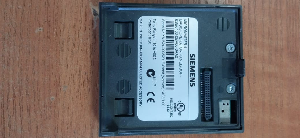 Панель 6SE6400-0BP00-0AA0