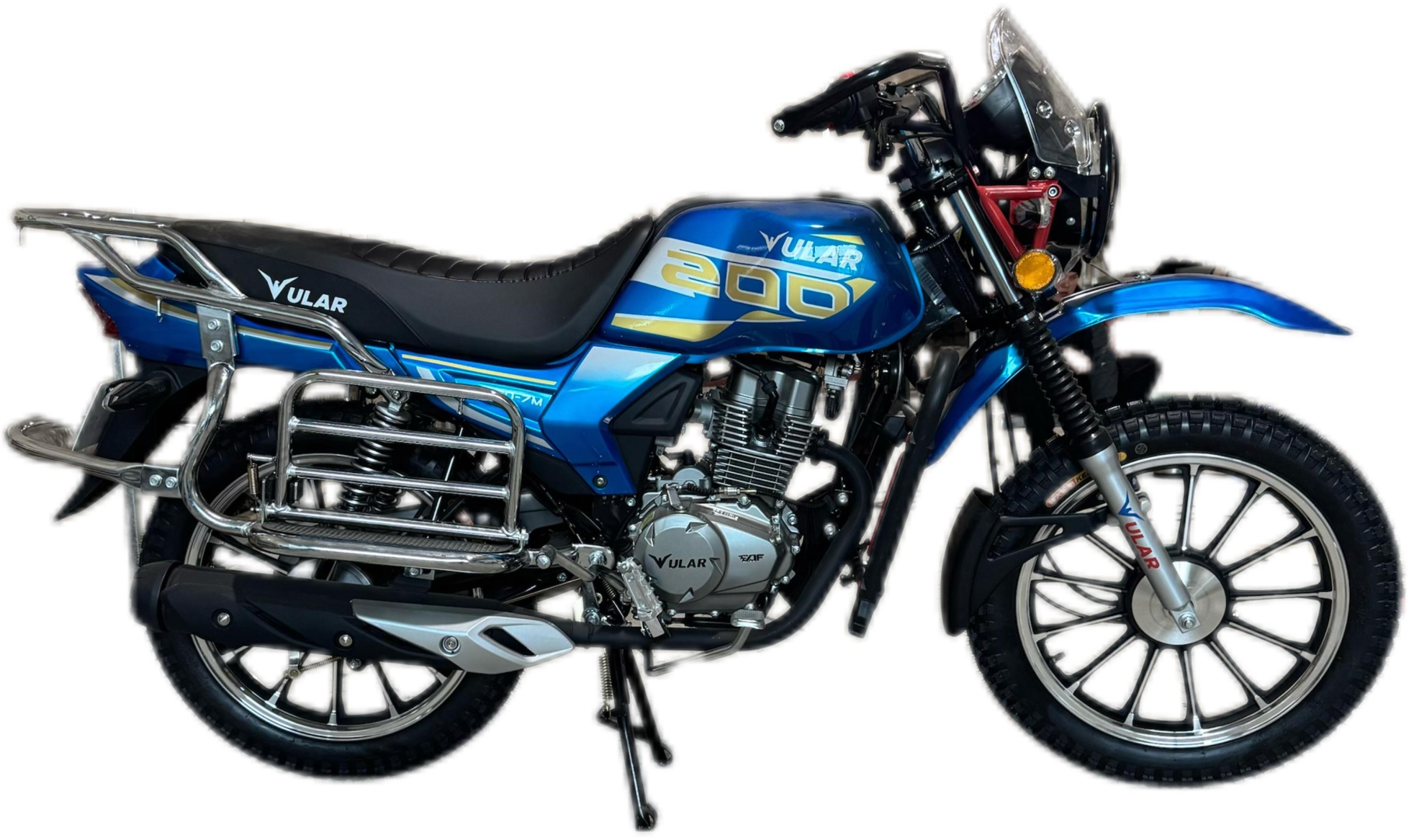 Мотоцикл ULAR R200-N7 синий, золотистый