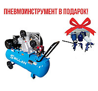 Компрессор воздушный 3065-100-10 380V/4.0HP + подарок Набор пневмоинструмента Sillan