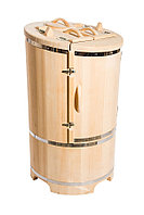 Кедровая фитобочка, Круглая со скосом, Гигант 130*100 см