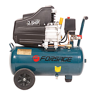 Forsage Компрессор 24л поршневой с прямым приводом (1.5кВт, ресивер 24л,8 бар, 180Л/м, 220В) /F-BM20/24