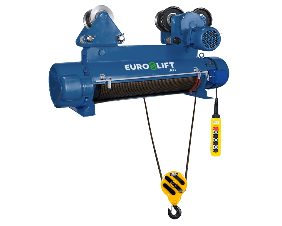 Таль электрическая Euro-lift CD1 0,5 т 6 м передвижная