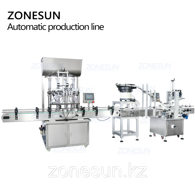 ZONESUN ZS-FAL180A7 МАШИНА ДЛЯ РОЗЛИВА И УКУПОРКИ ПАСТЫ С ВИБРАЦИОННЫМ УСТРОЙСТВОМ ПОДАЧИ КРЫШЕК