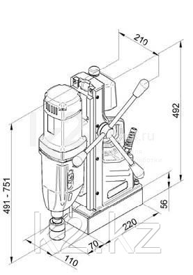 Магнитный сверлильный станок BDS MABasic 850