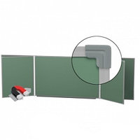 Доска настенная, 120х340см, пяти-элементная, мел, ст/п BOARDSYS