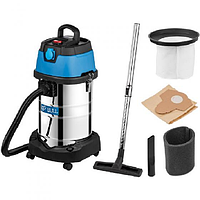 BULL Пылесос BULL AS 3001 + аксессуары (1400 Вт, 30 л, класс: L; очистка: мануальная; автовключение, выду