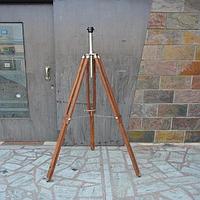 Полностью ручная работа в морском стиле, напольная лампа, деревянная регулируемая тренога, декор для дома и