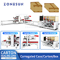 ZONESUN ZS-CSPM1 АВТОМАТИЧЕСКАЯ ЛИНИЯ ДЛЯ ЗАПАЙКИ КАРТОННЫХ КОРОБОК