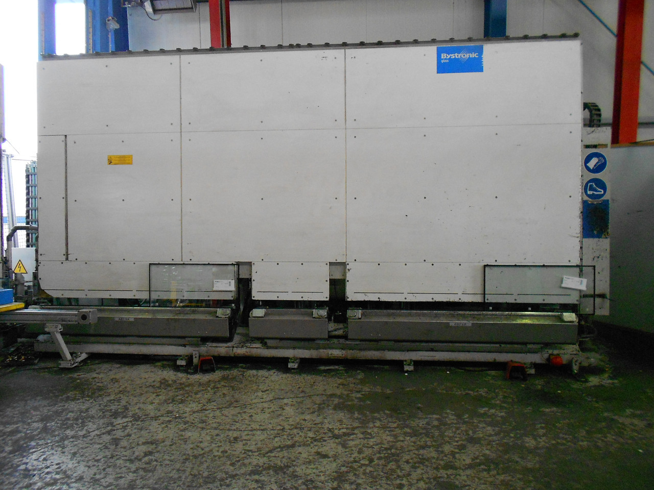 2007 год Стеклопакетная линия Bystronic газ пресс робот 2700 x 5000 mm