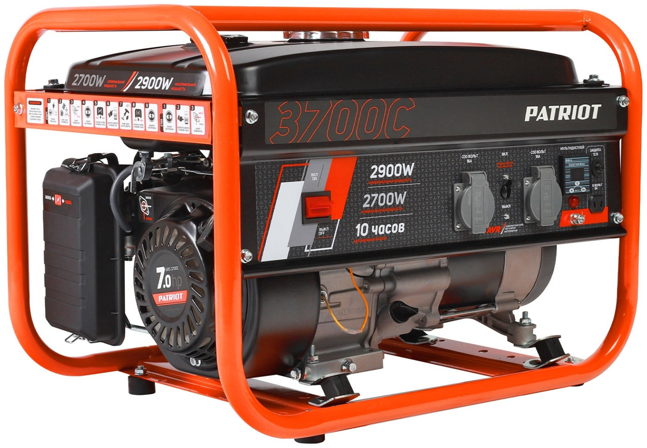 Электростанция бензиновая Patriot 2.7 кВт 1 (220 В), GRS 3700C 476102101