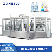 ZONESUN ZS-AFMC AUTOAMTIC МАШИНА ДЛЯ РОЗЛИВА ГАЗИРОВАННЫХ НАПИТКОВ В ПЭТ-БУТЫЛКИ