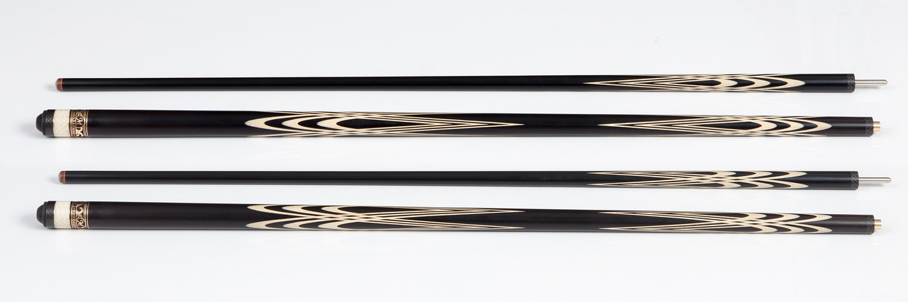 Кий М. Николаенко Тюльпан, Черный лебедь (черный шафт), черный граб, карбон 160 см