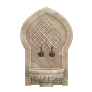 Мраморная арка АМ-62 для курны в хамам