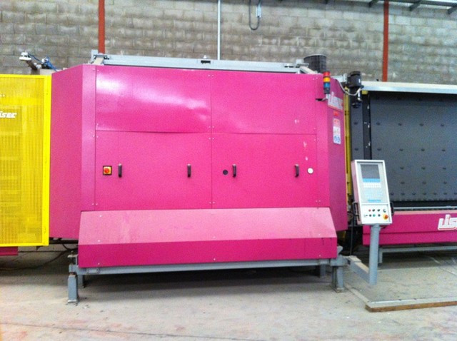 Стеклопакетная линия Lisec 1600 Х 2500 с газ прессом и роботом герметизации