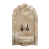 Мраморная арка АМ-11 для курны в хамам