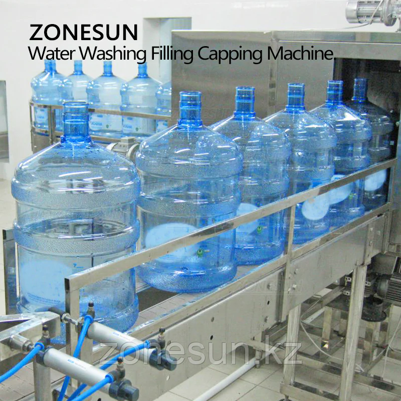 ZONESUN ZS-AFMW АВТОМАТИЧЕСКАЯ МАШИНА ДЛЯ ПРОМЫВКИ БУТИЛИРОВАННОЙ ВОДЫ, РОЗЛИВА И УКУПОРКИ 3-В-1
