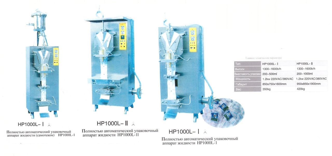 Автомат розлива молока до 1 литра