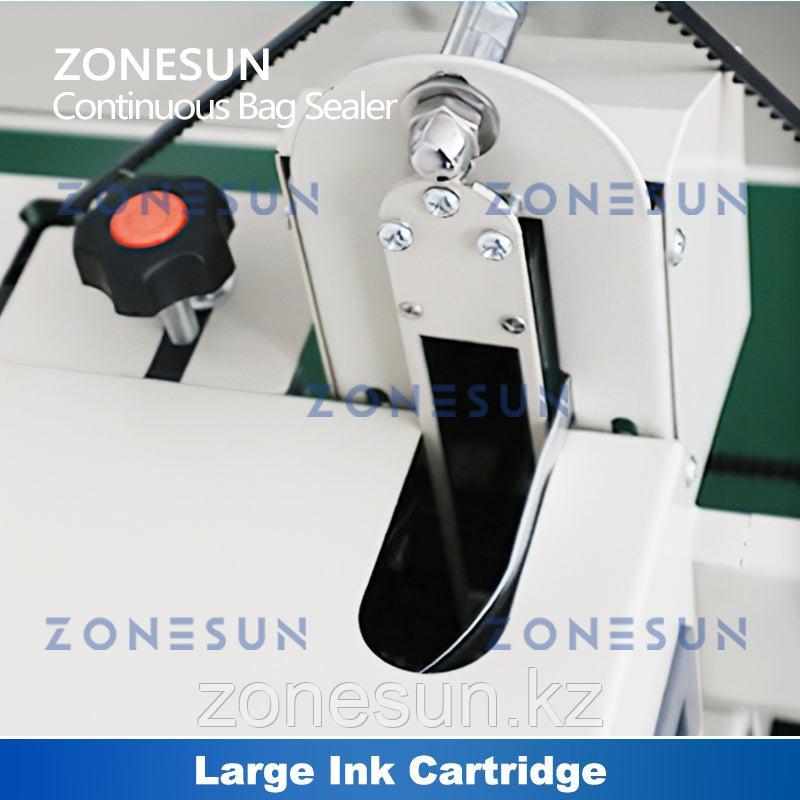 ZONESUN ZS-PM1800 АВТОМАТИЧЕСКАЯ МАШИНА ДЛЯ ЗАПАЙКИ ПАКЕТОВ С КОДИРОВЩИКОМ ДАТЫ