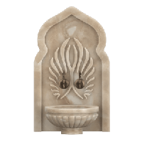 Мраморная арка АМ-35 для курны в хамам