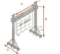 Сценическое оборудование для LED экрана 5м*6м