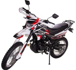 Мотоцикл Racer Panther RC250GY-C2 черный, красный, белый