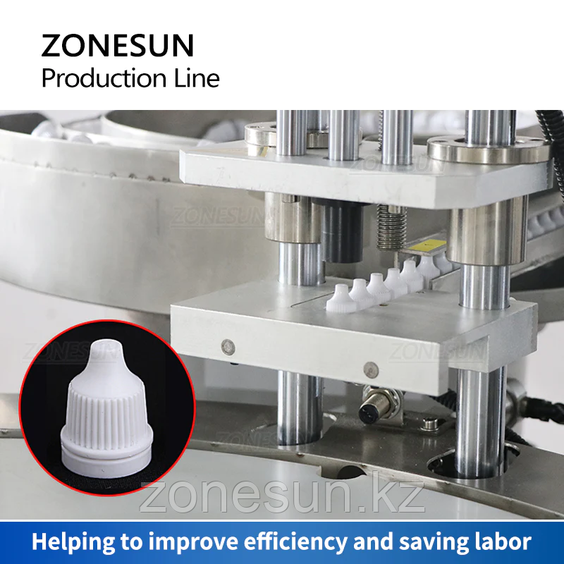 ZONESUN ZS-FAL180A10 ПРОИЗВОДСТВЕННАЯ ЛИНИЯ РОЗЛИВА ЭТИКЕРОВАНИЯ И УКУПОРИВАНИЯ КРУГЛЫХ БУТЫЛОК