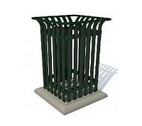 Урна со вставкой и подставкой для основания