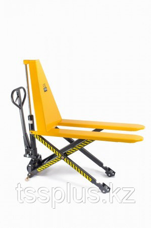 Тележка гидравлическая с ножничным подъемом TOR HLS полиуретановые колеса
