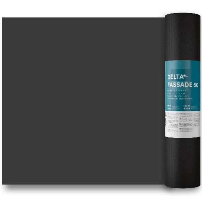 Мембрана ветрозащитная для фасадов Delta Fassade S 1,5х50 м 75 м2