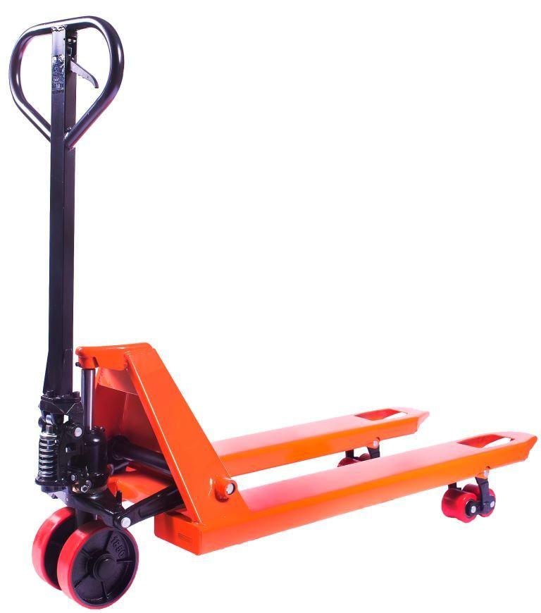 Тележка гидравлическая 2500 кг 1150 мм TOR DF уценённая (полиуретановые колеса)