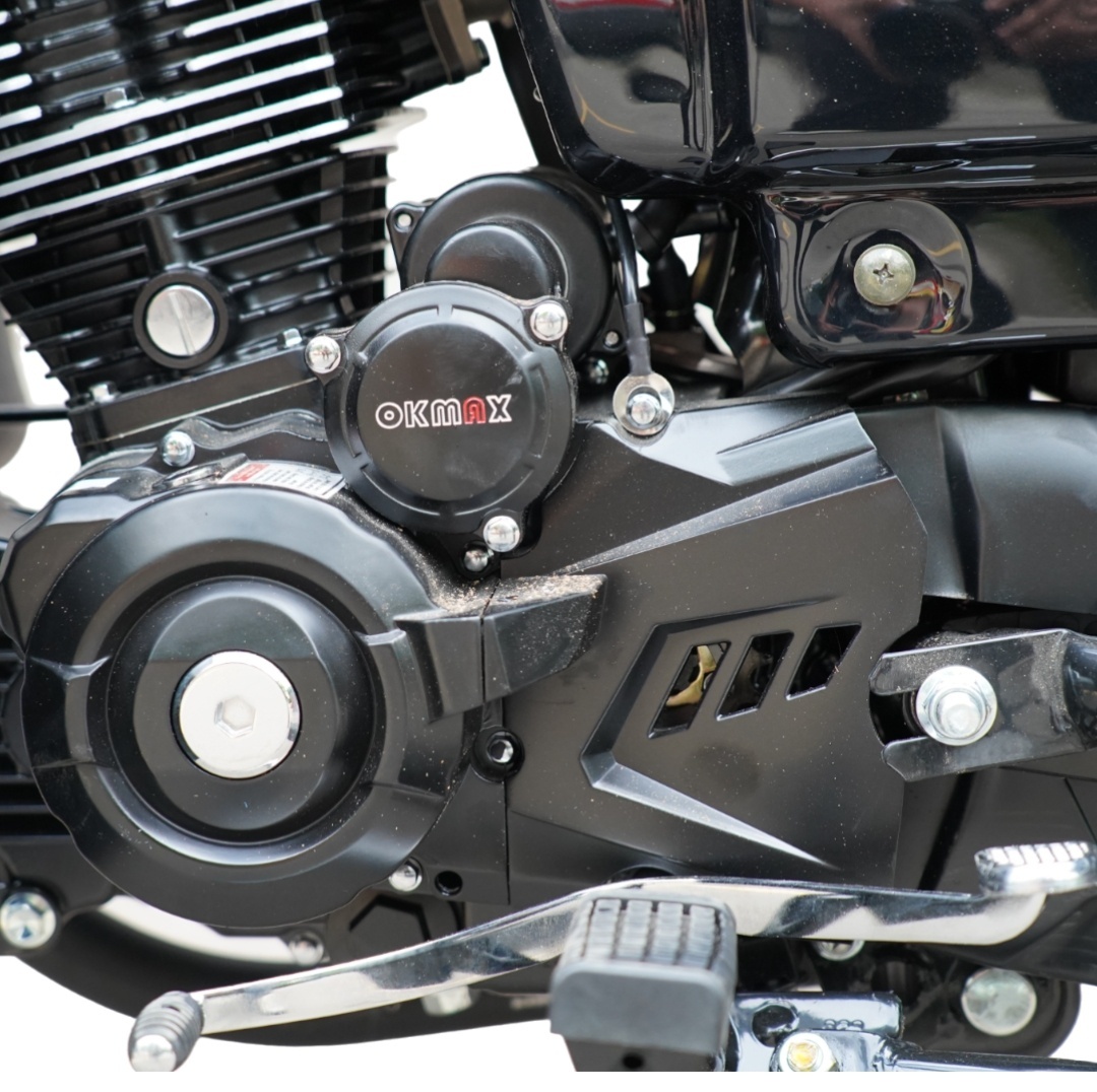 Мотоцикл OKMAX OK200 черный, красный