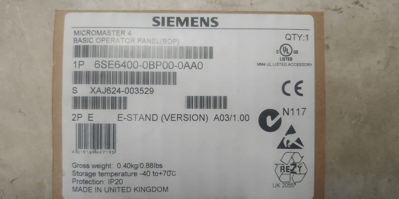 Панель 6SE6400-0BP00-0AA0