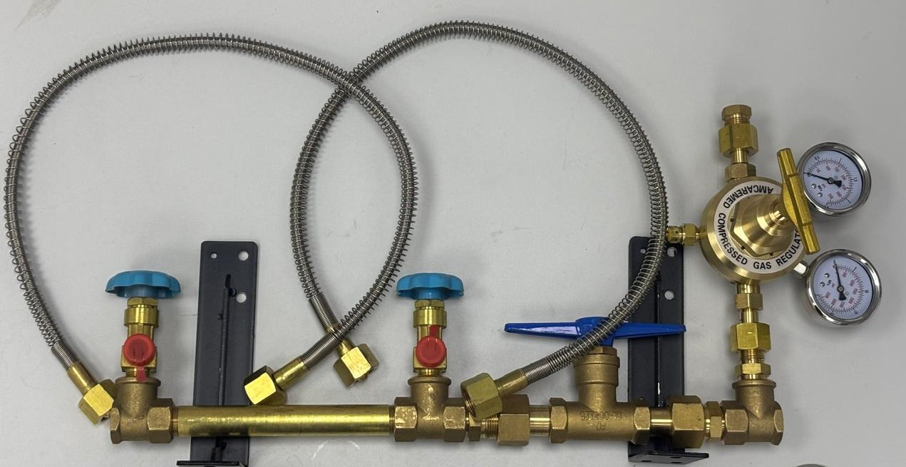 Рампа кислородная (манифолд) на 2, 3 и на 6 баллонов
