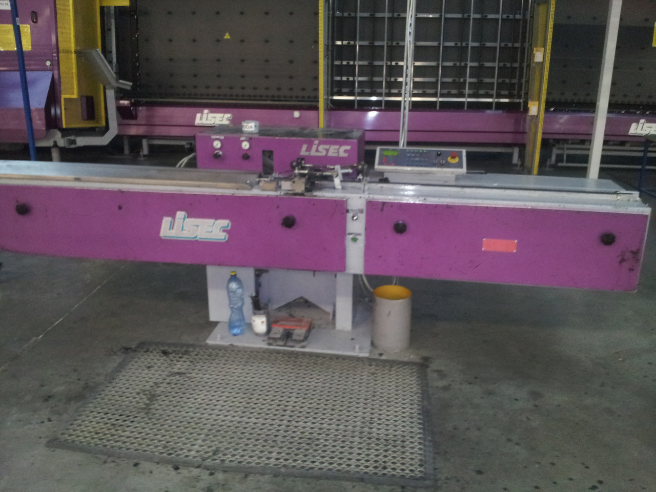 Стеклопакетная линия LISEC 1600 Х 5000 с газ прессом и роботом 2003 год