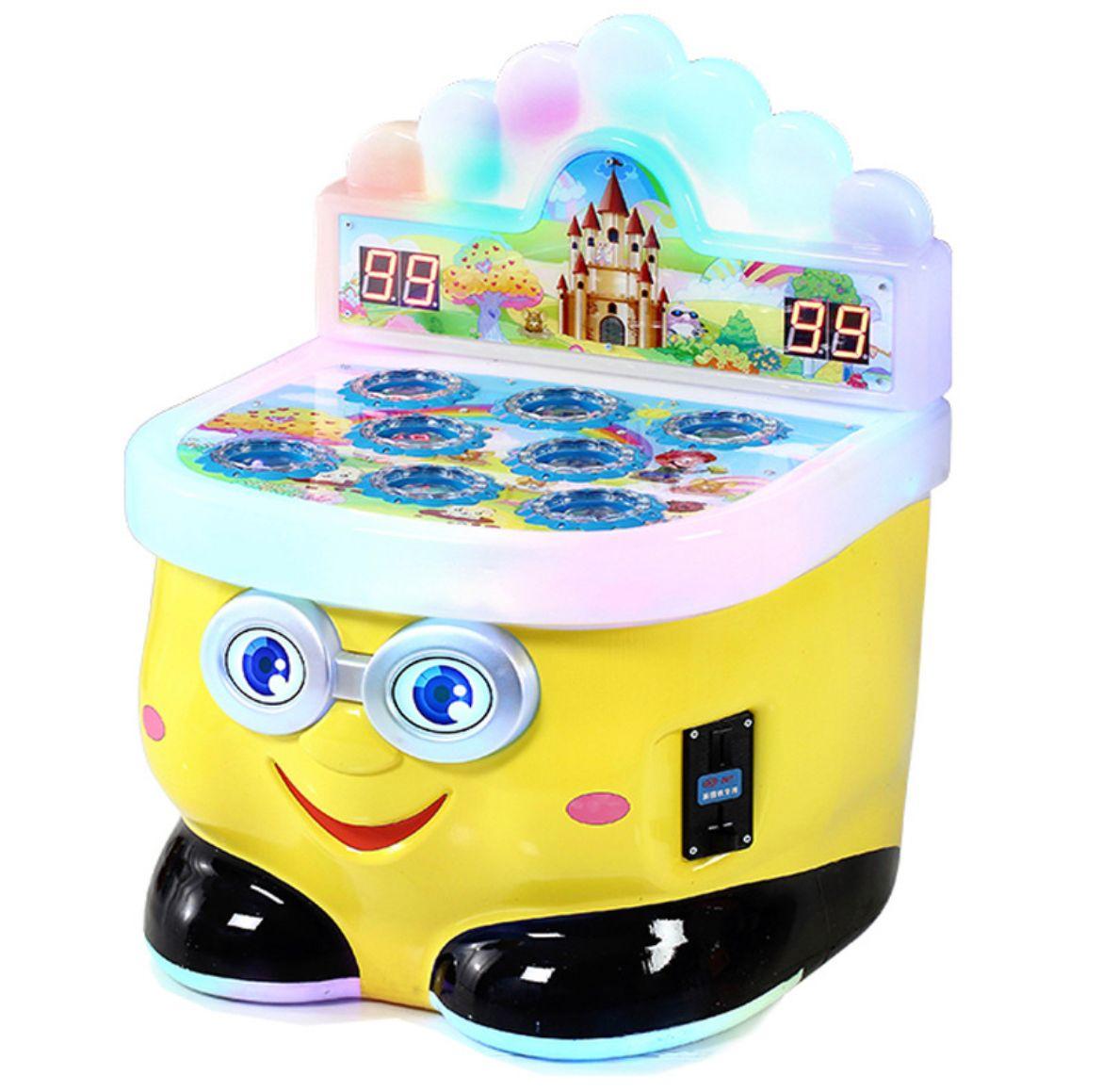 Игровой автомат Колотушка Яблочко и Губка Боб