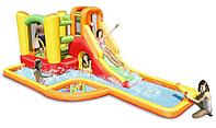 Надувной батут с водной горкой Happy Hop 9281 (Игра с водой)