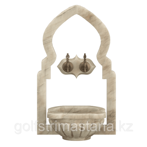 Мраморная арка АМ-59 для курны в хамам
